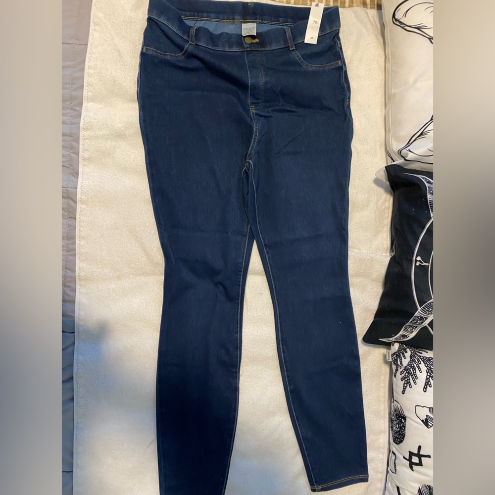 Time and Tru Blue Skinny Jeans with Modern Fit